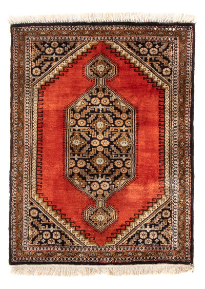 Qom silke Tæppe 56x77cm - Persisk tæppe