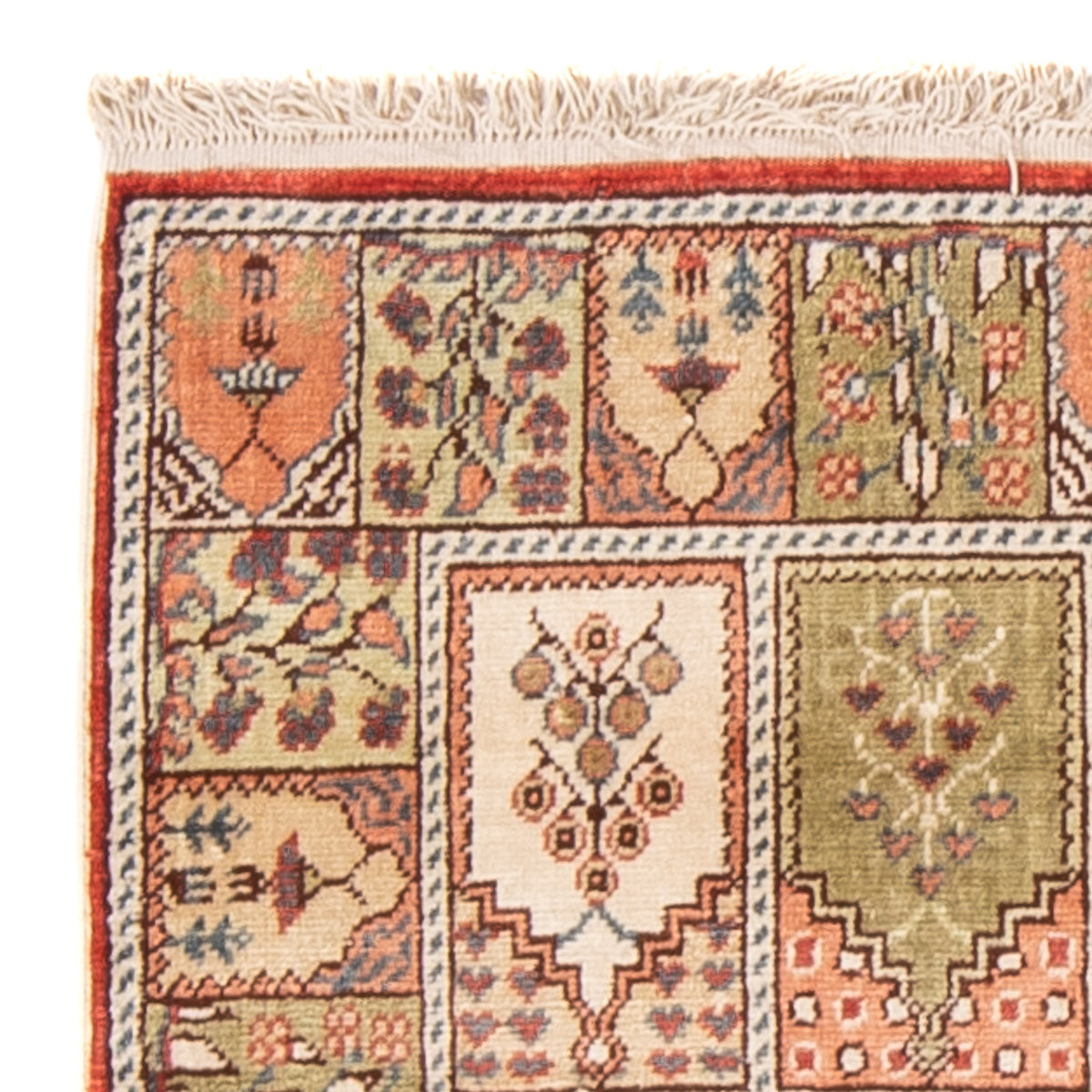 Orientalsk tæppe - Hereke - 59 x 45 cm - flerfarvet