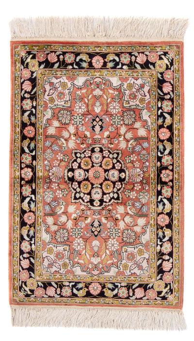 Kinesisk silke Tæppe 62x93cm - Orientalsk tæppe