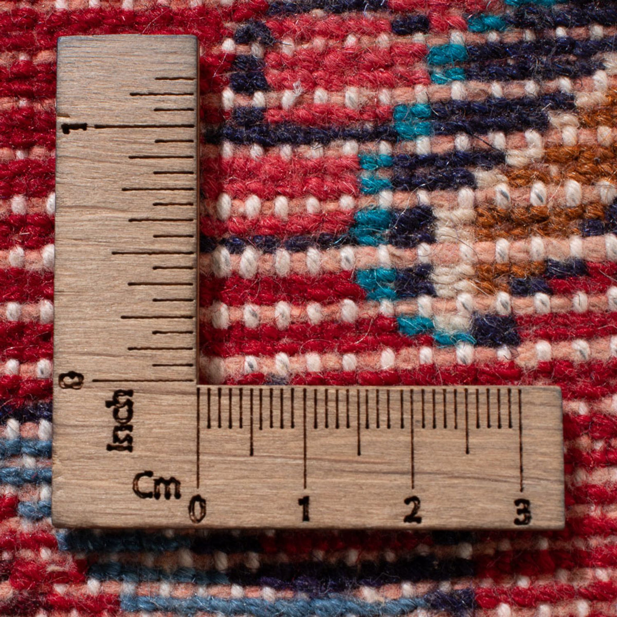 Persisk tæppe - Nomadisk - 119 x 75 cm - lysrød