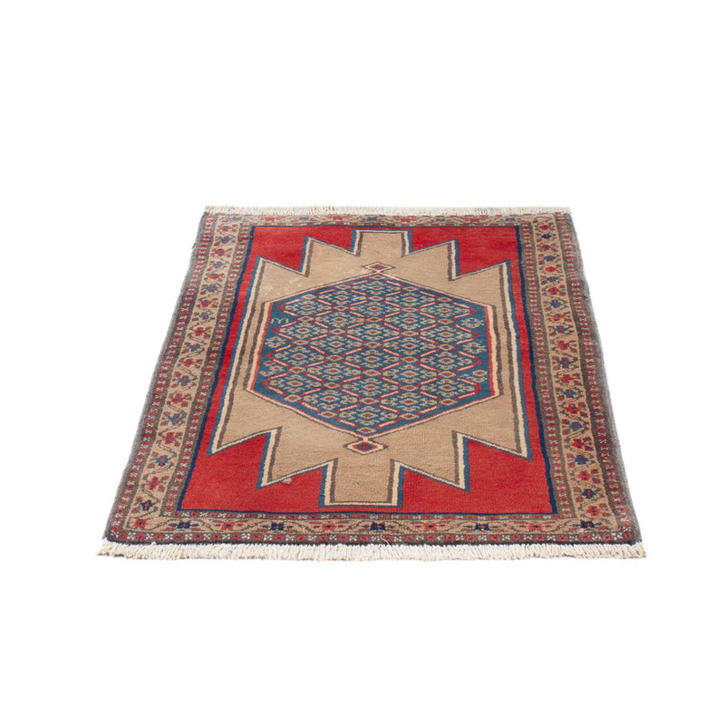 Orientalsk tæppe - 111 x 75 cm - beige