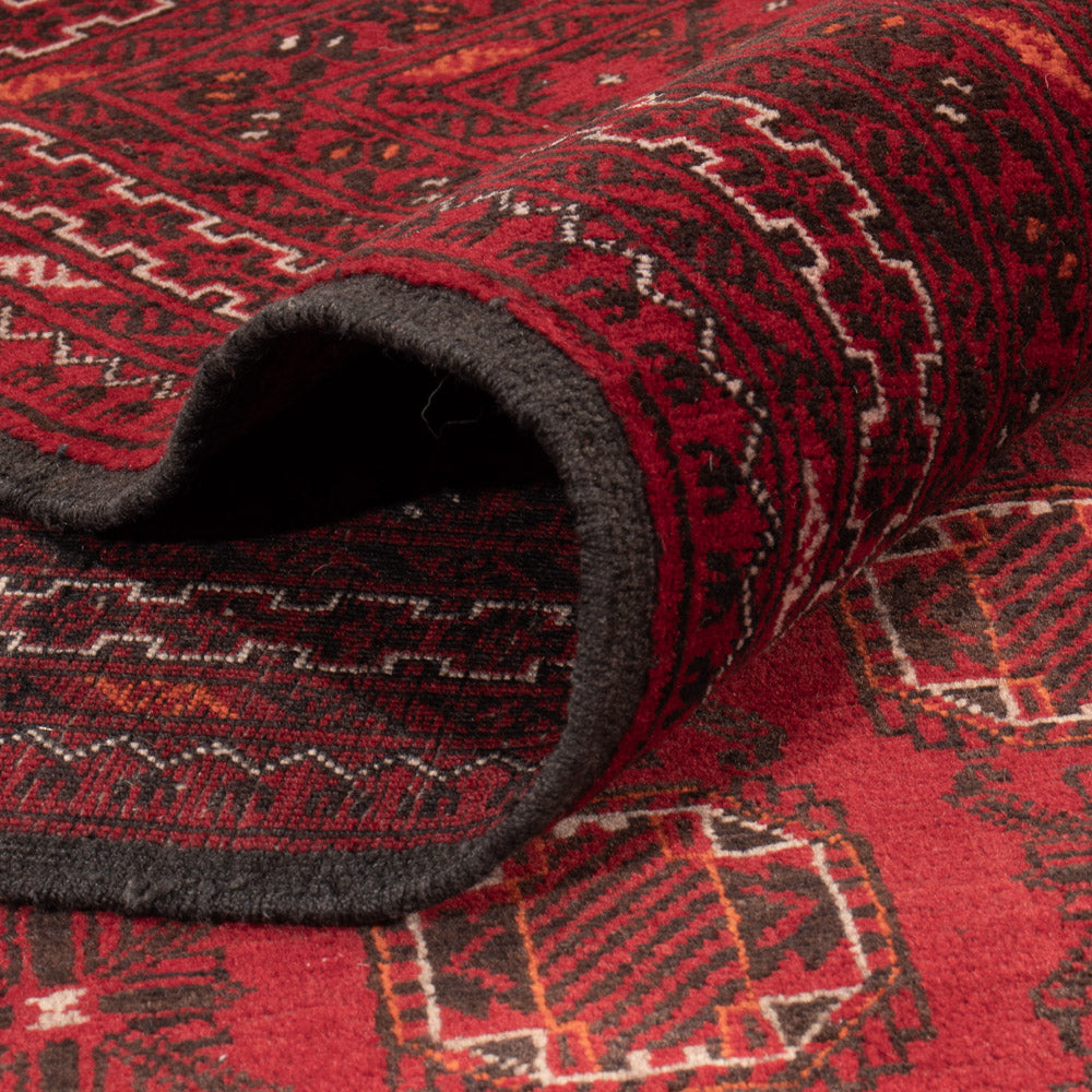 Afghansk tæppe - Bukhara - 276 x 200 cm - rød
