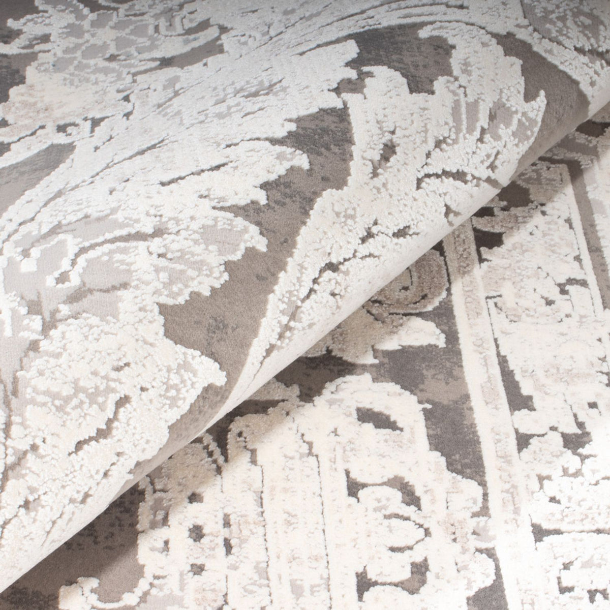 Designer tæppe - 300 x 200 cm - grå