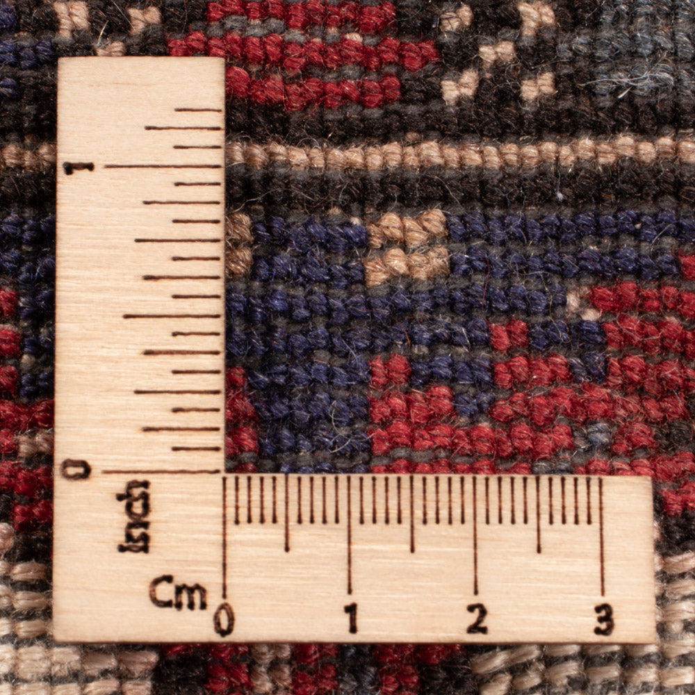 Afghansk tæppe - 165 x 125 cm - flerfarvet