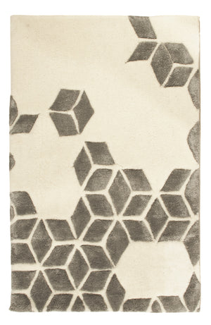 Uldtæppe - 90 x 60 cm - beige