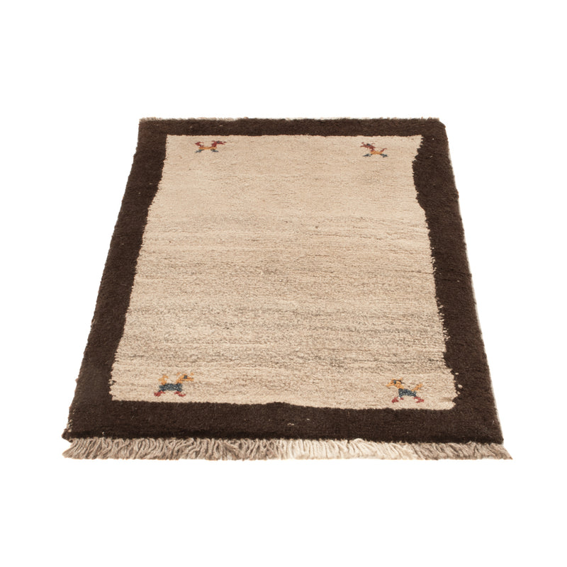 Gabbeh-tæppe - Persisk - 85 x 57 cm - beige