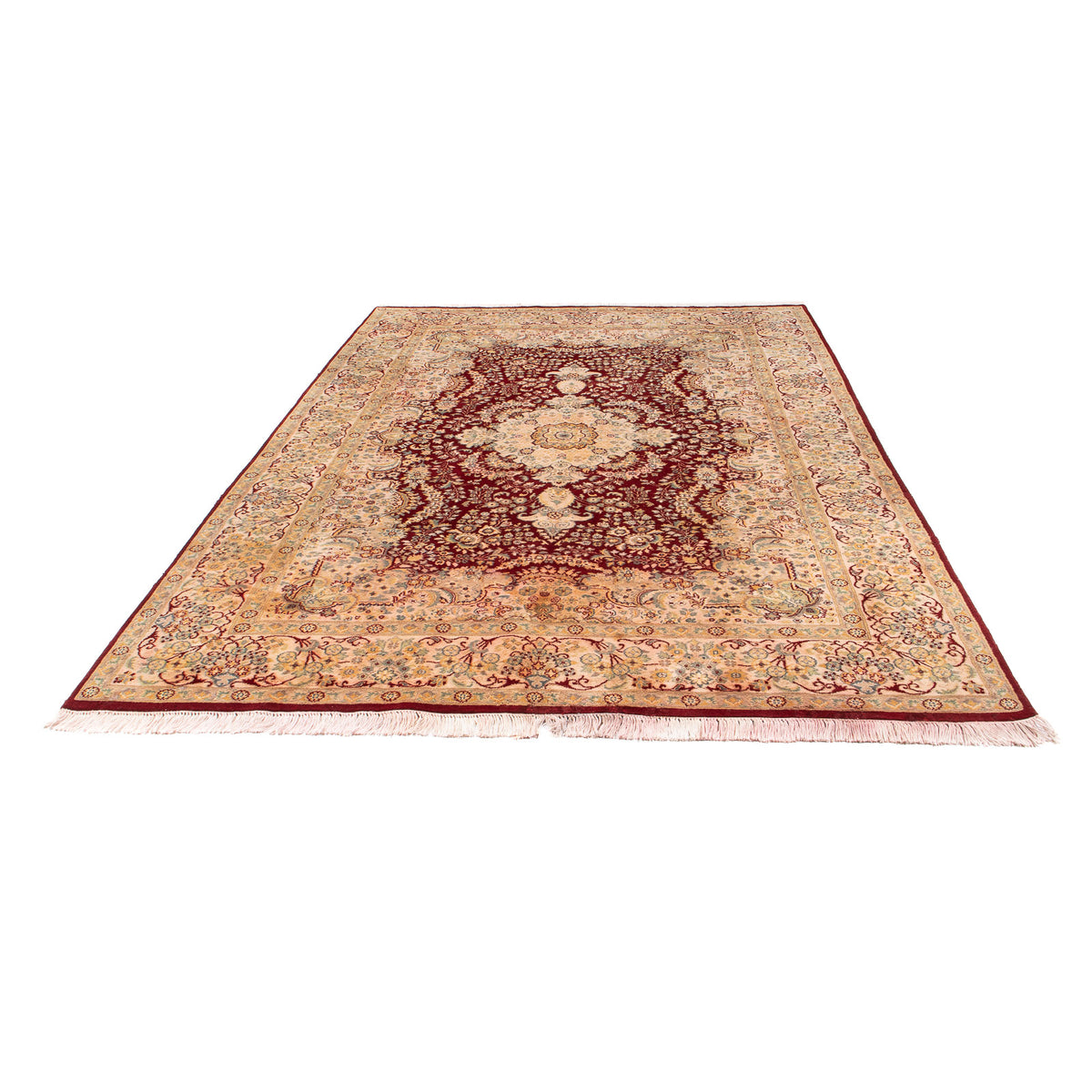 Orientalsk tæppe - Tabriz - 285 x 185 cm - rød