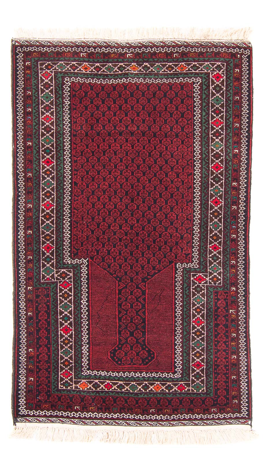 Baluch-tæppe - Bøn tæppe - 145 x 88 cm - rød