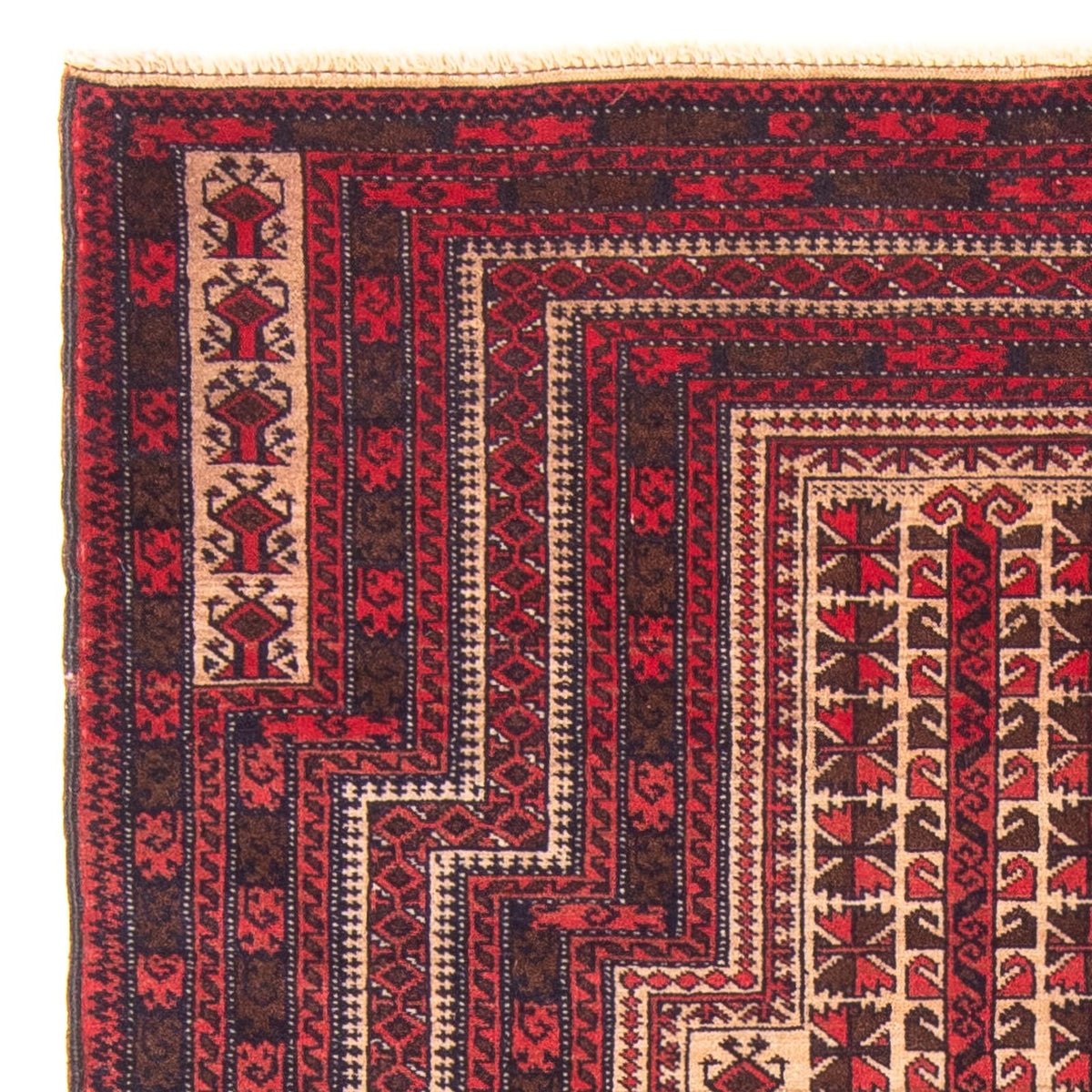 Baluch-tæppe - Bøn tæppe - 132 x 95 cm - beige