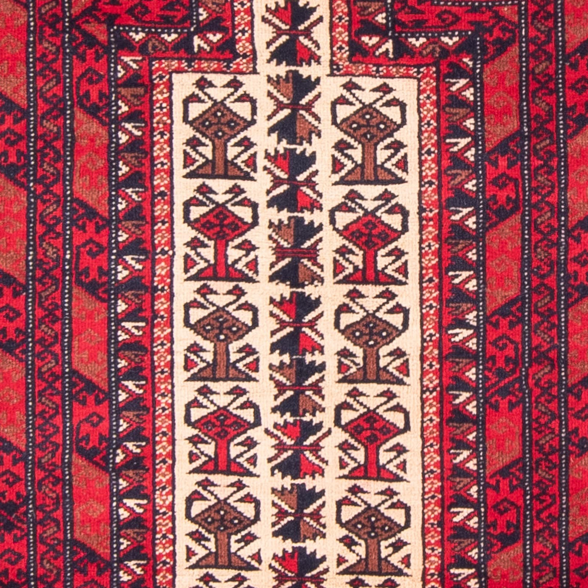 Baluch-tæppe - Bøn tæppe - 135 x 100 cm - beige
