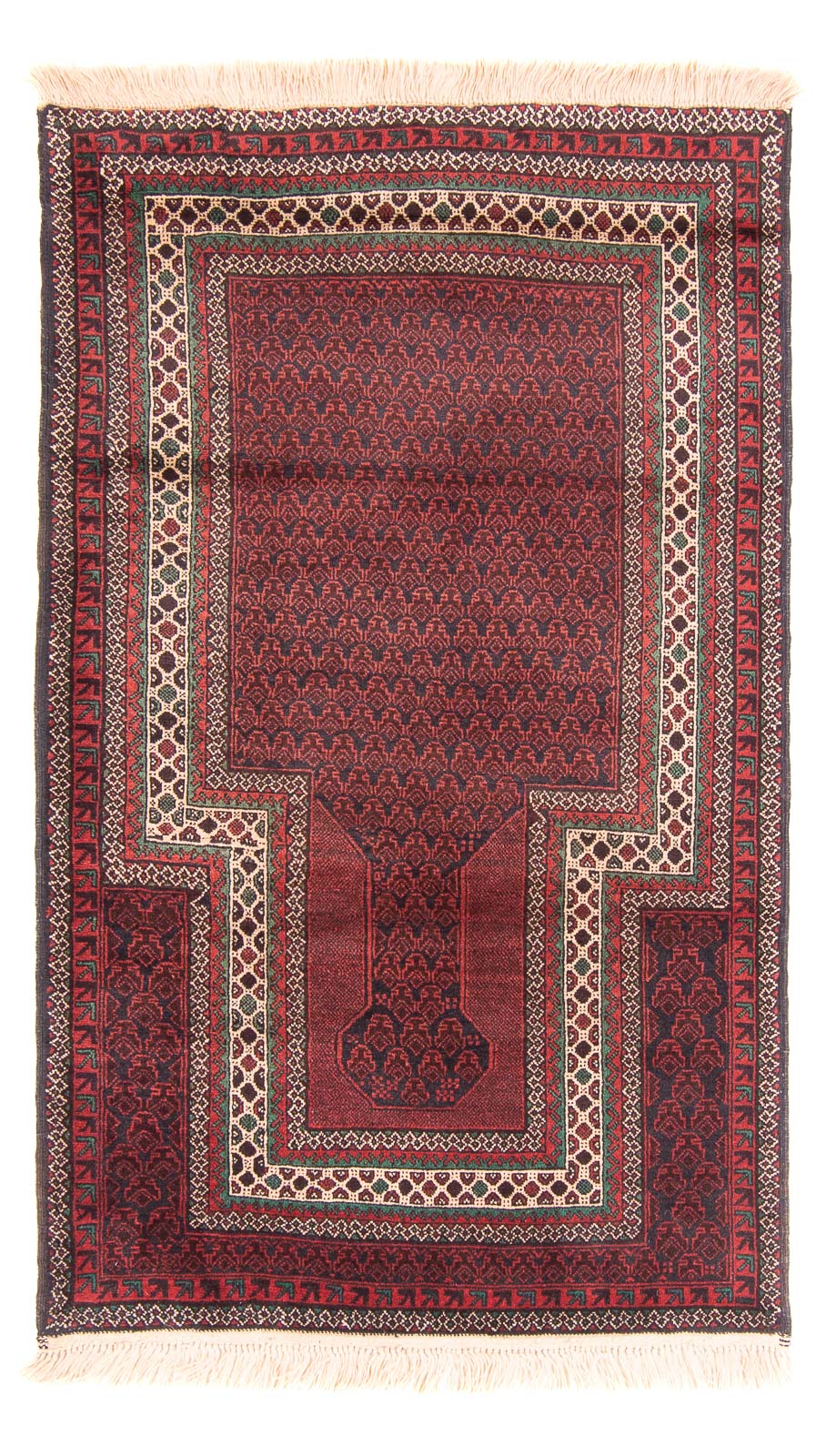 Baluch-tæppe - Bøn tæppe - 150 x 92 cm - mørkeblå