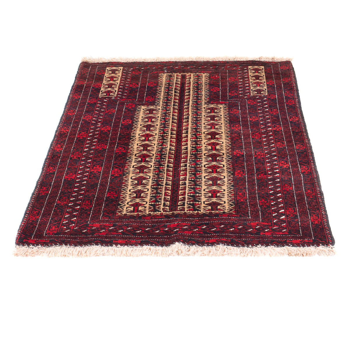 Baluch-tæppe - Bøn tæppe - 130 x 83 cm - beige