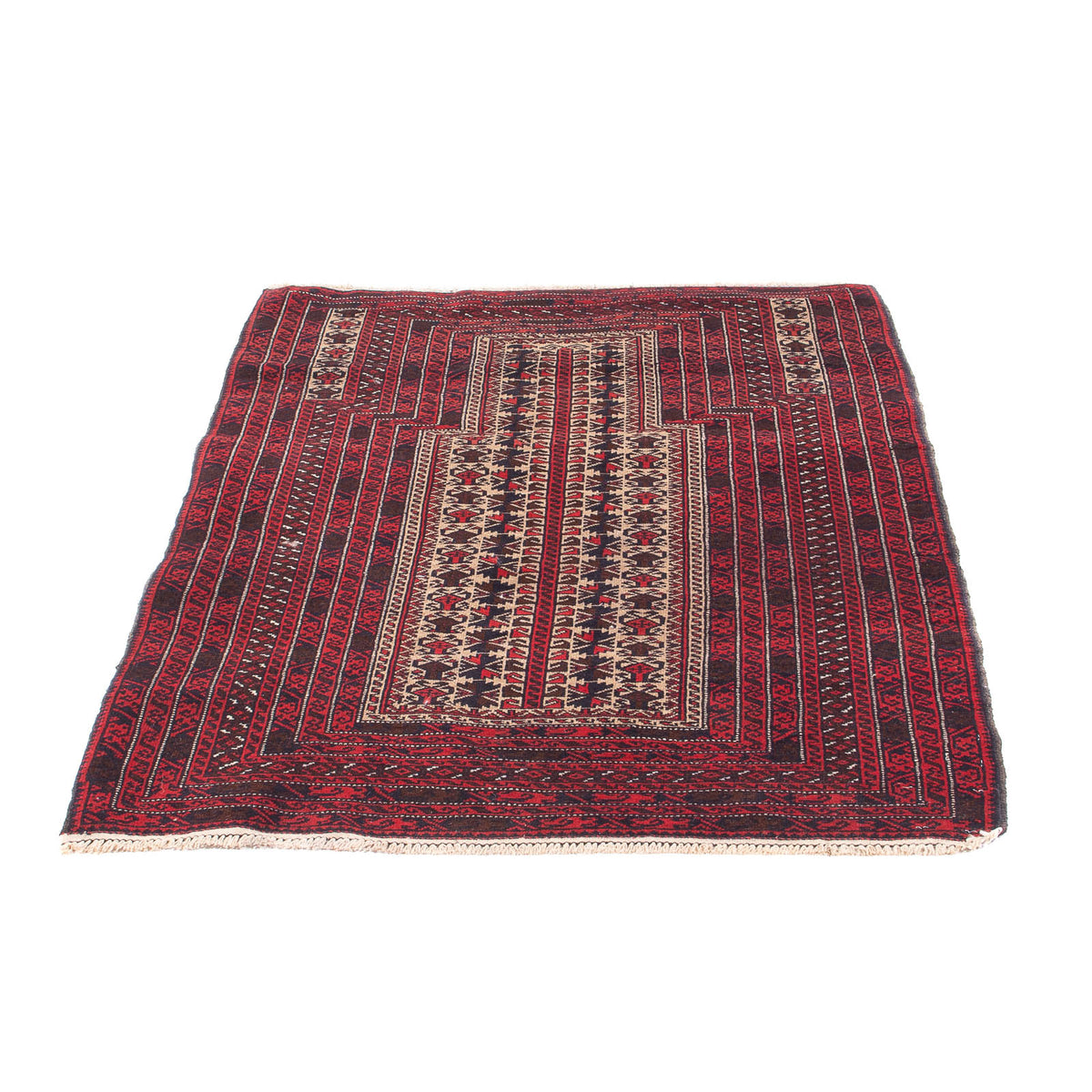 Baluch-tæppe - Bøn tæppe - 135 x 90 cm - beige