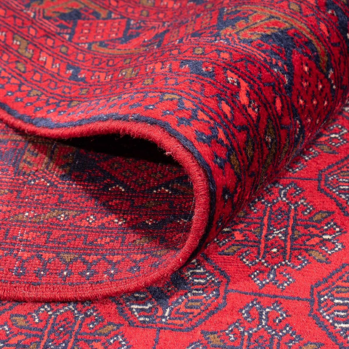 Afghansk tæppe - Bukhara - 340 x 240 cm - rød