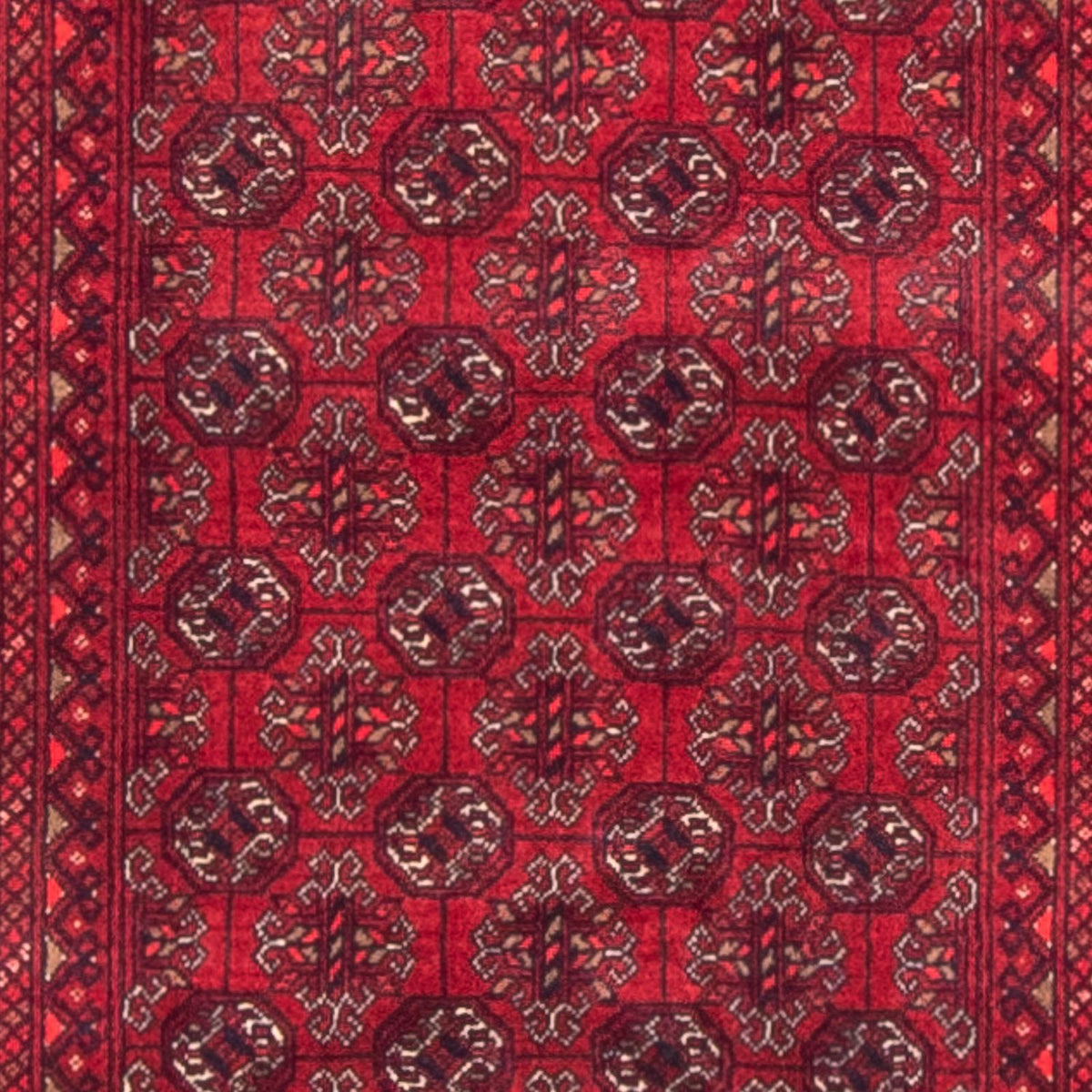 Løber Afghansk tæppe - Bukhara - 290 x 80 cm - rød