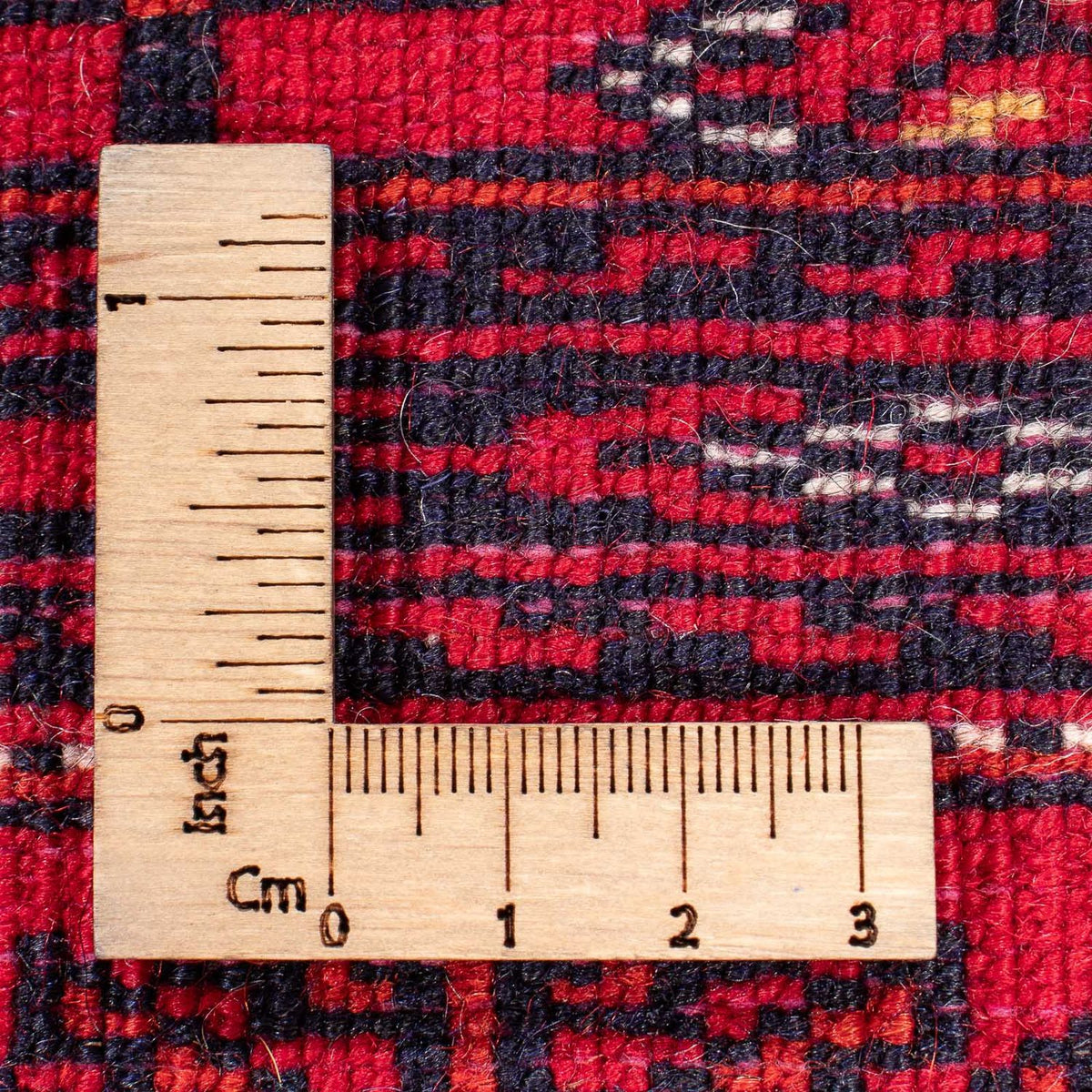 Løber Afghansk tæppe - 190 x 82 cm - rød