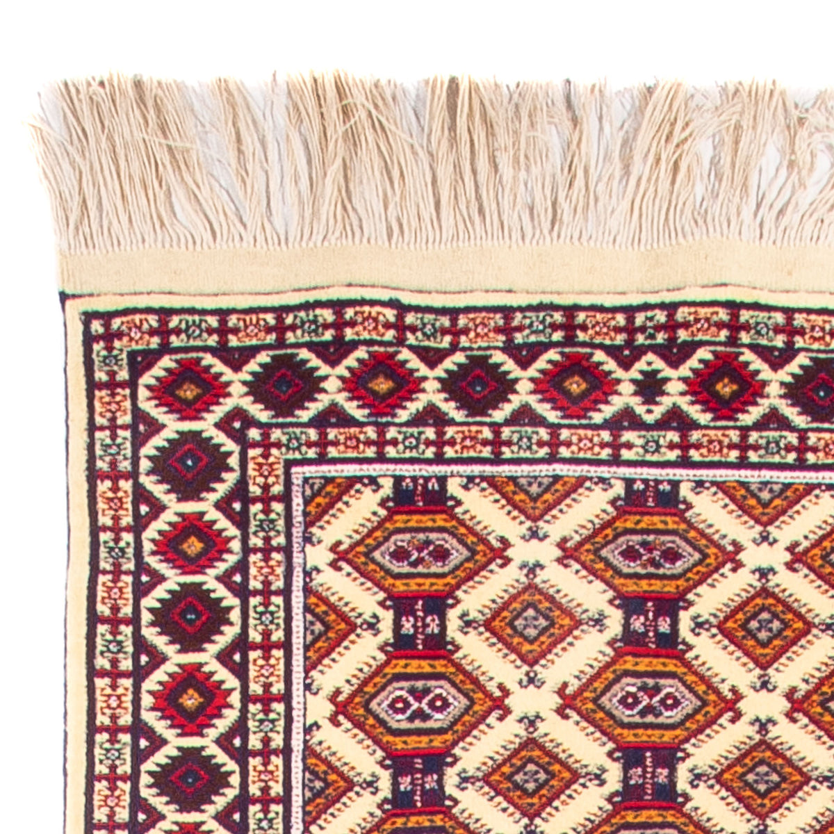 Løber Afghansk tæppe - 390 x 90 cm - beige