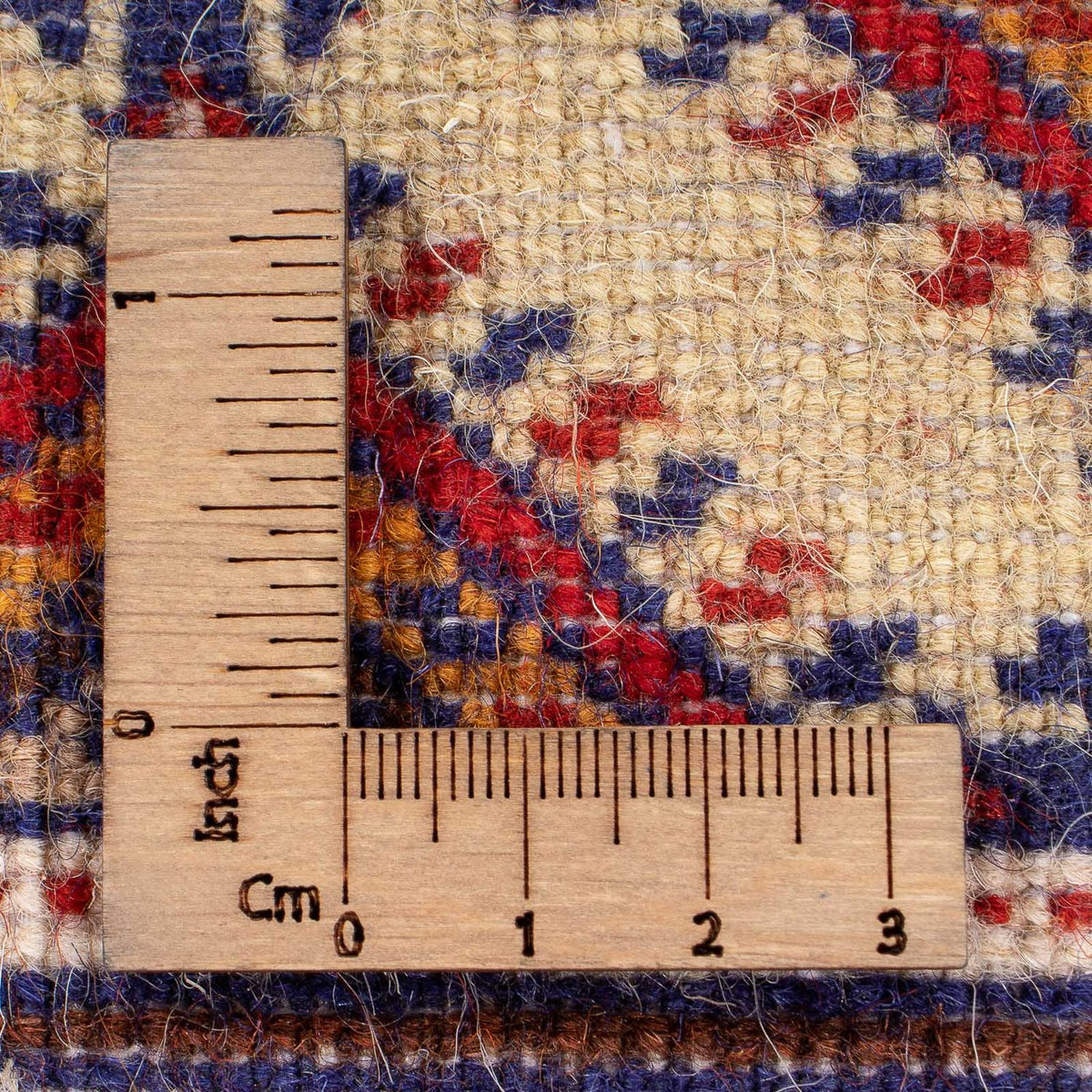 Løber Afghansk tæppe - 390 x 90 cm - beige