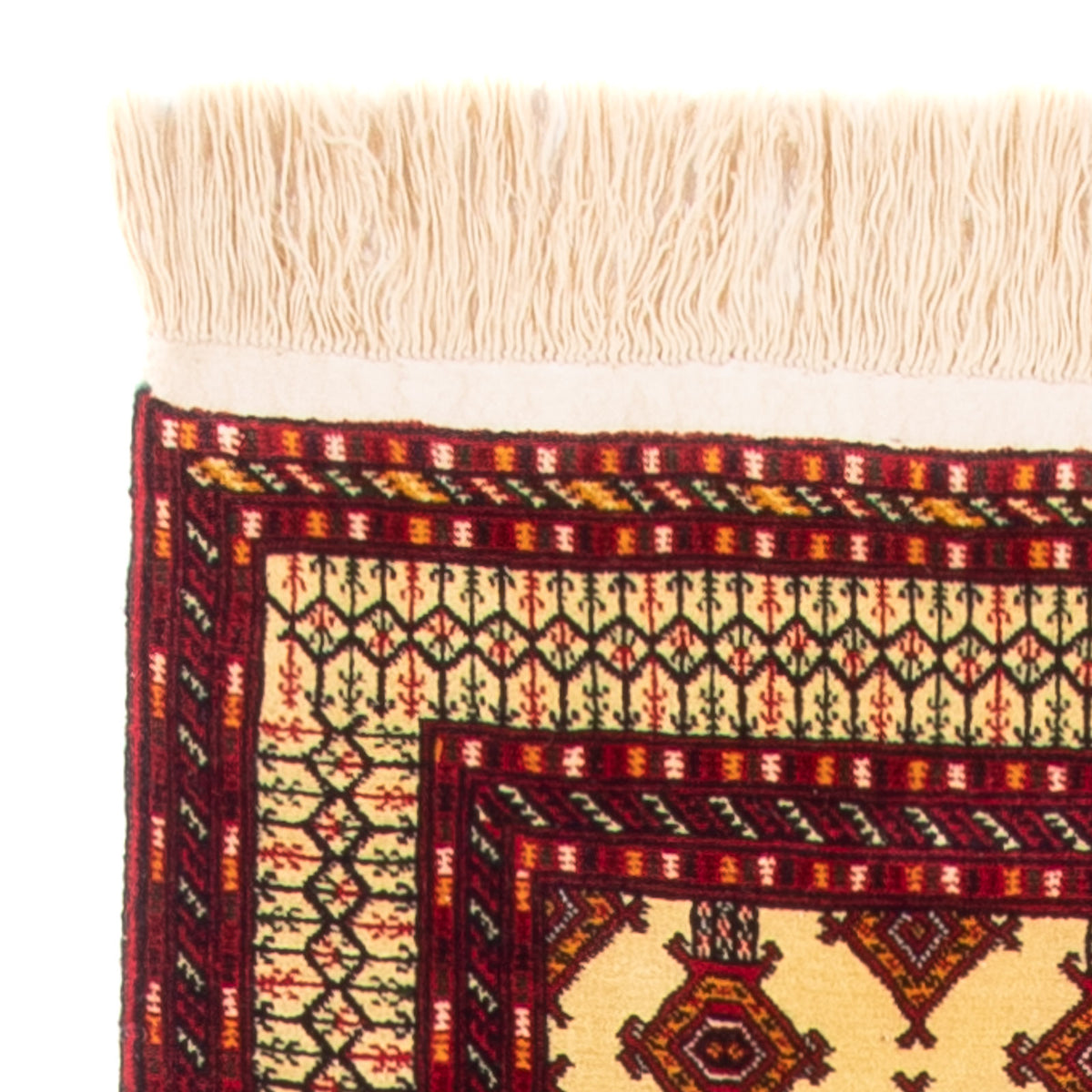 Løber Turkaman-tæppe - 305 x 85 cm - beige