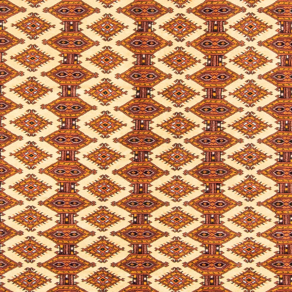 Turkaman-tæppe - 300 x 200 cm - beige