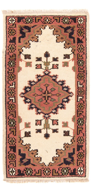 Orientalsk tæppe - Indus - 120 x 60 cm - beige