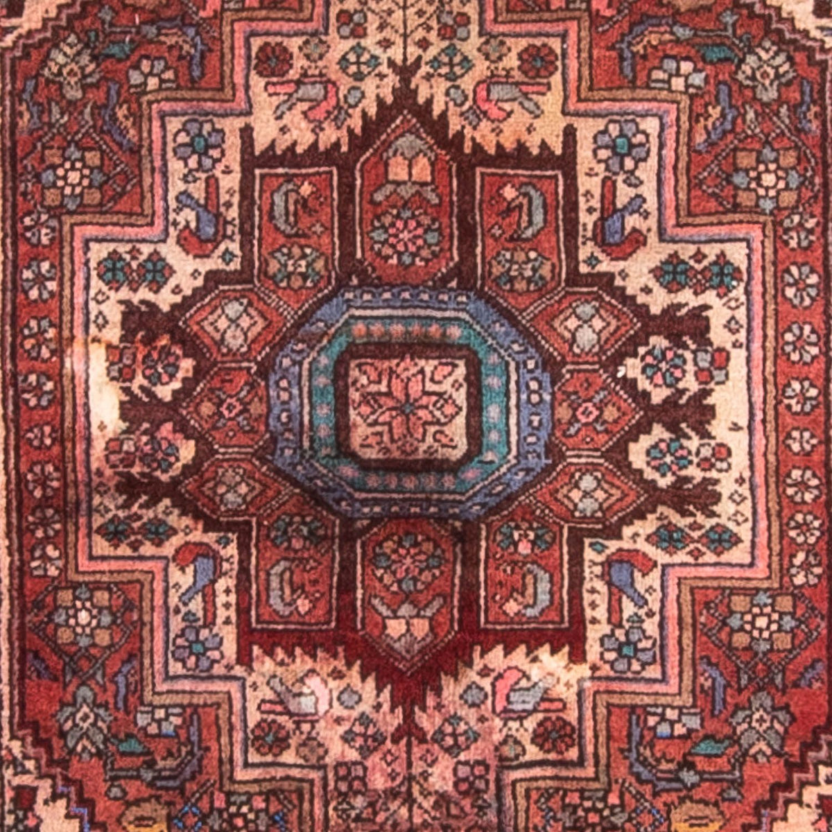 Persisk tæppe - Nomadisk - 128 x 78 cm - brun