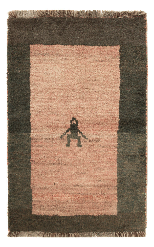 Gabbeh-tæppe - Persisk - 82 x 56 cm - beige