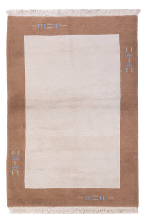 Nepal Tæppe - 180 x 120 cm - creme