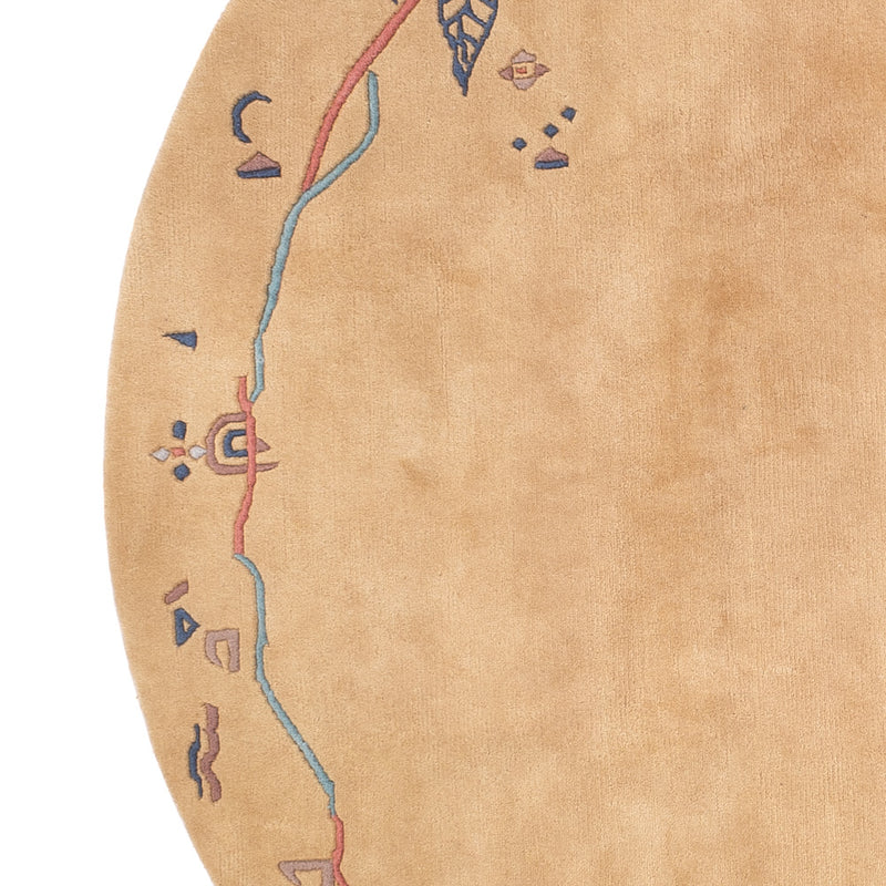 Nepal Tæppe - 240 x 240 cm - beige