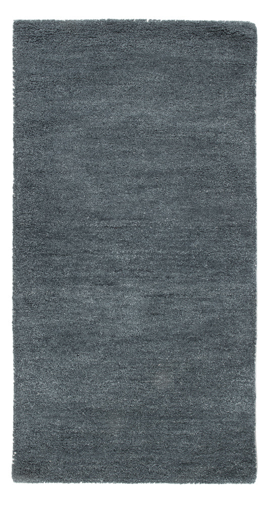 Uldtæppe - 143 x 72 cm - benzinblå
