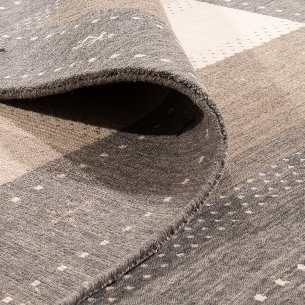 Gabbeh Tæppe - Loribaft Softy - 240 x 170 cm - grå