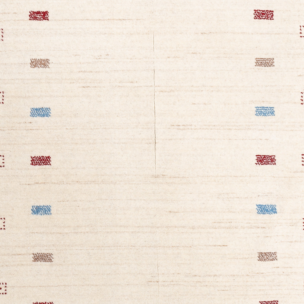 Gabbeh Tæppe - Loribaft Softy - 240 x 170 cm - naturlig hvid