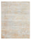 Designer tæppe - 309 x 241 cm - sølv