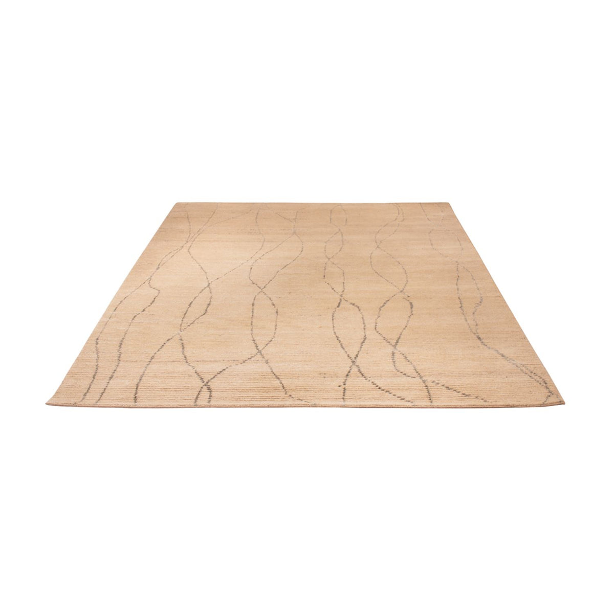 Designer tæppe - 236 x 176 cm - beige