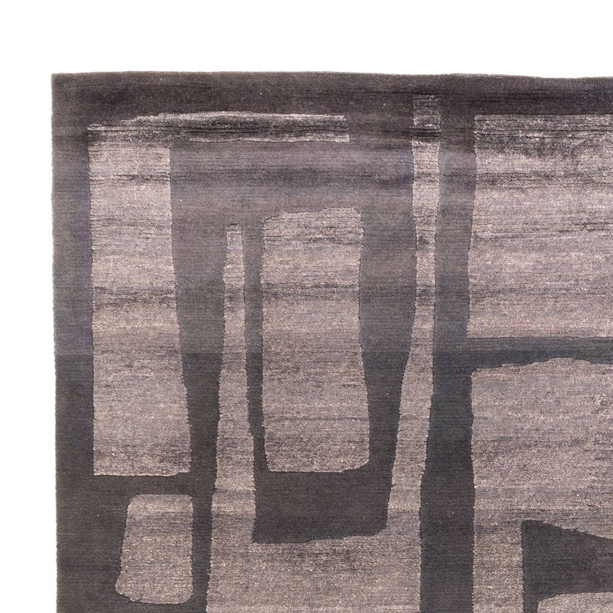 Designer tæppe - 241 x 179 cm - antracit