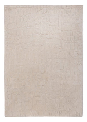 Uldtæppe - 200 x 140 cm - beige