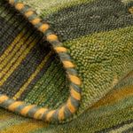 Gabbeh-tæppe - Softy - 90 x 60 cm - grøn