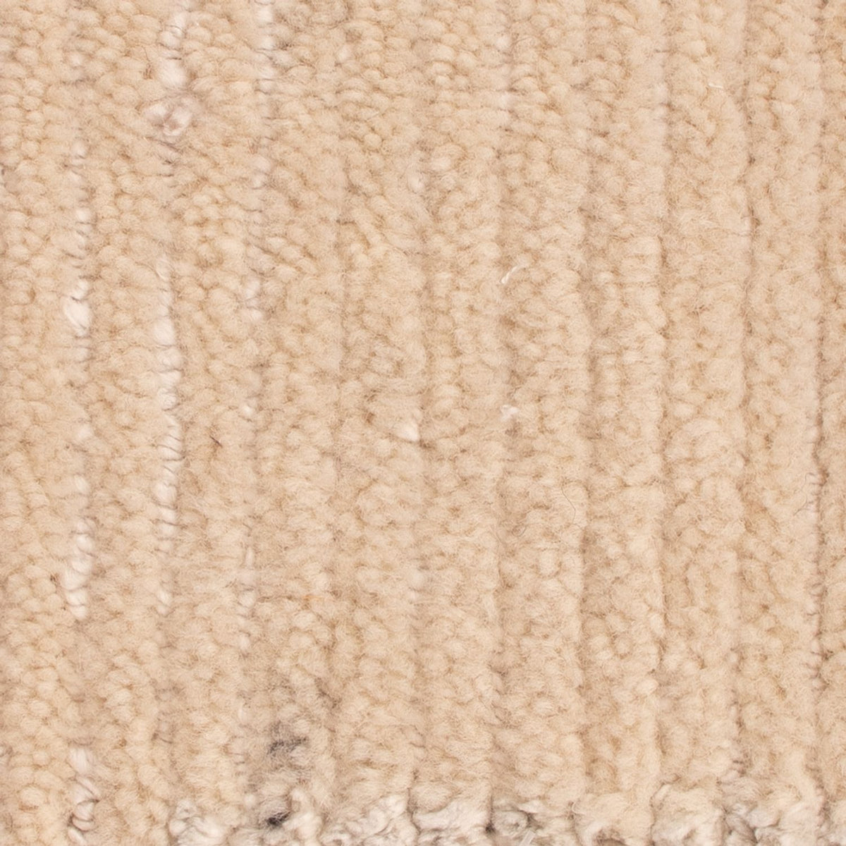 Designer tæppe firkantet  - 30 x 30 cm - naturlig hvid