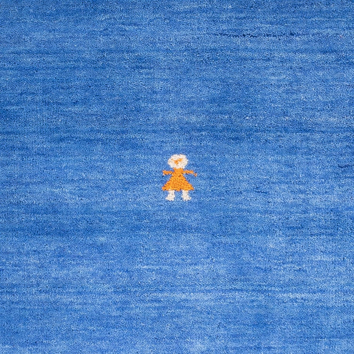 Gabbeh-tæppe - Softy firkantet - 150 x 150 cm - blå