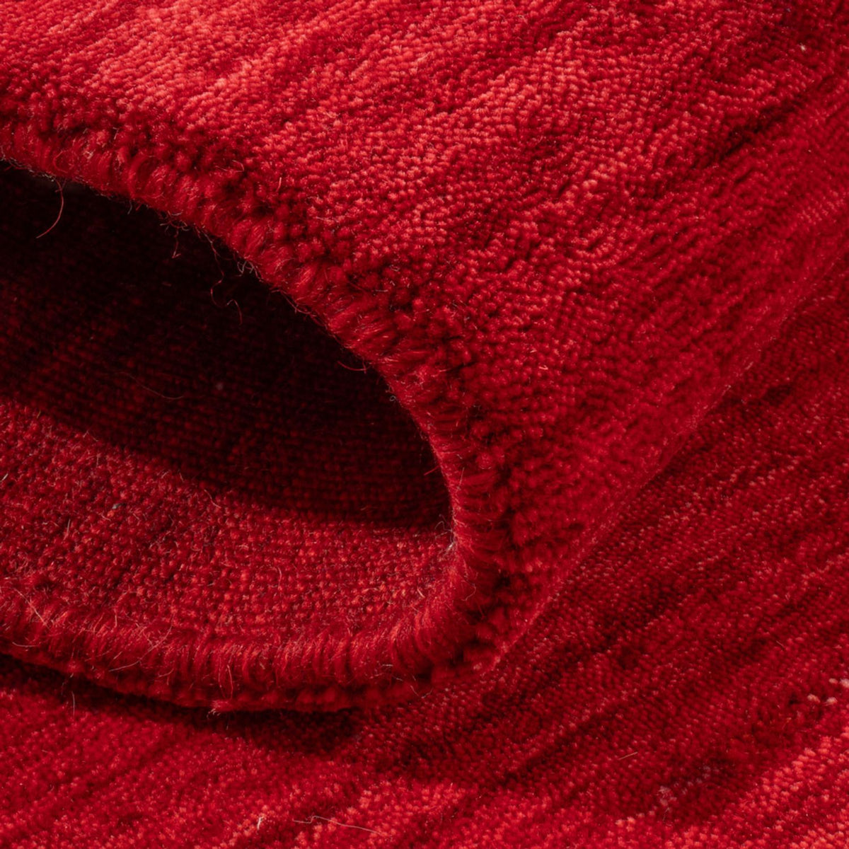 Gabbeh Tæppe - Loribaft Softy - 145 x 72 cm - rød