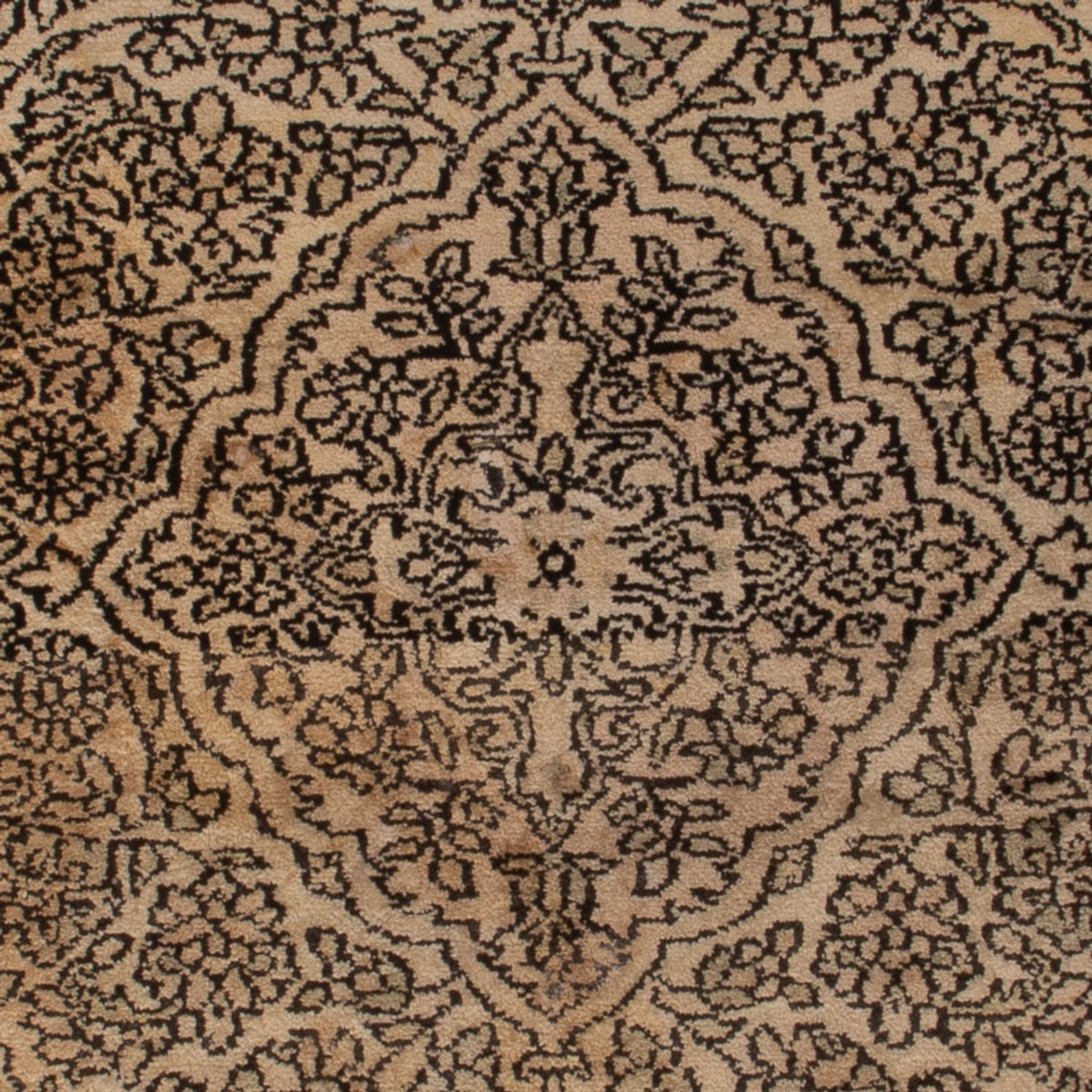 Silketæppe - Kashmir Silk - 103 x 60 cm - beige
