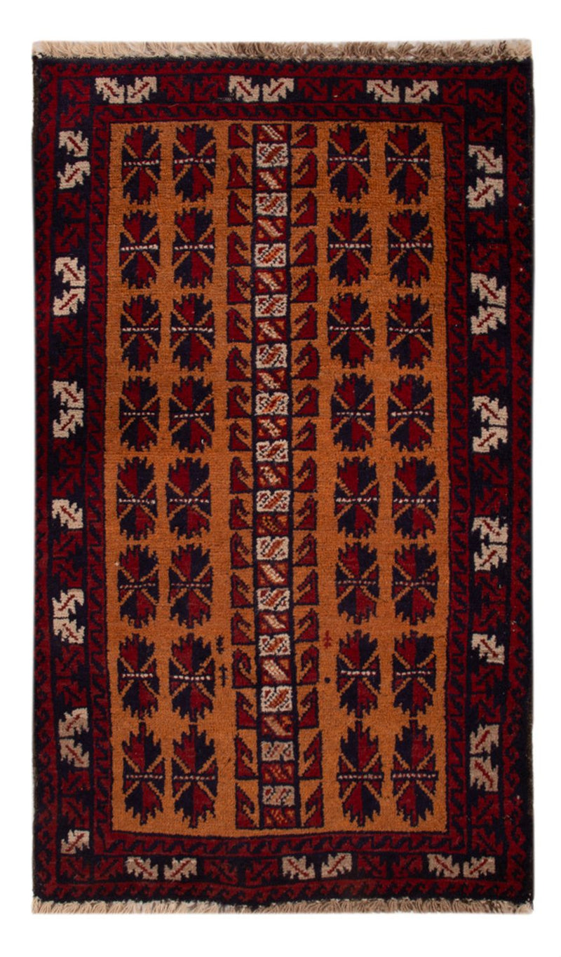 Baluch-tæppe - 123 x 76 cm - kamel