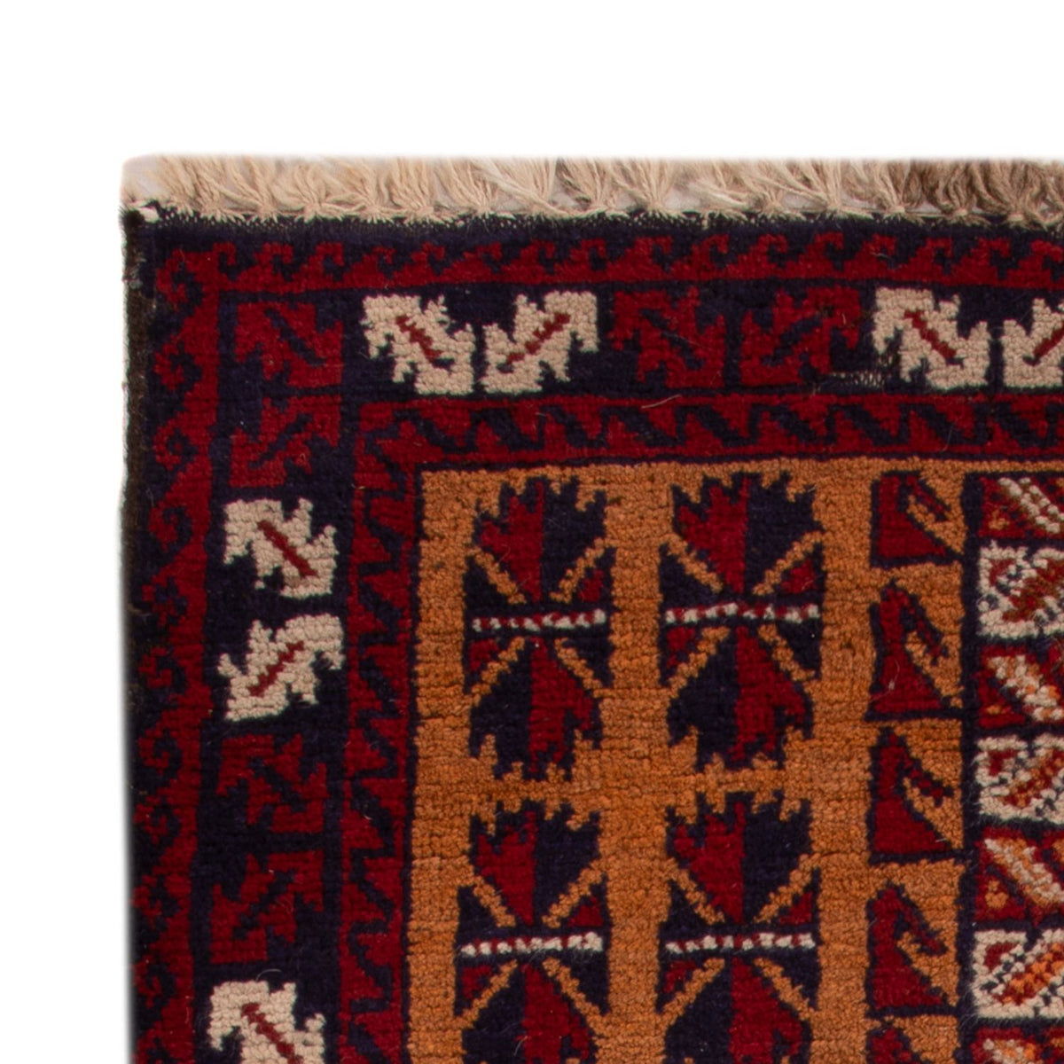 Baluch-tæppe - 123 x 76 cm - kamel
