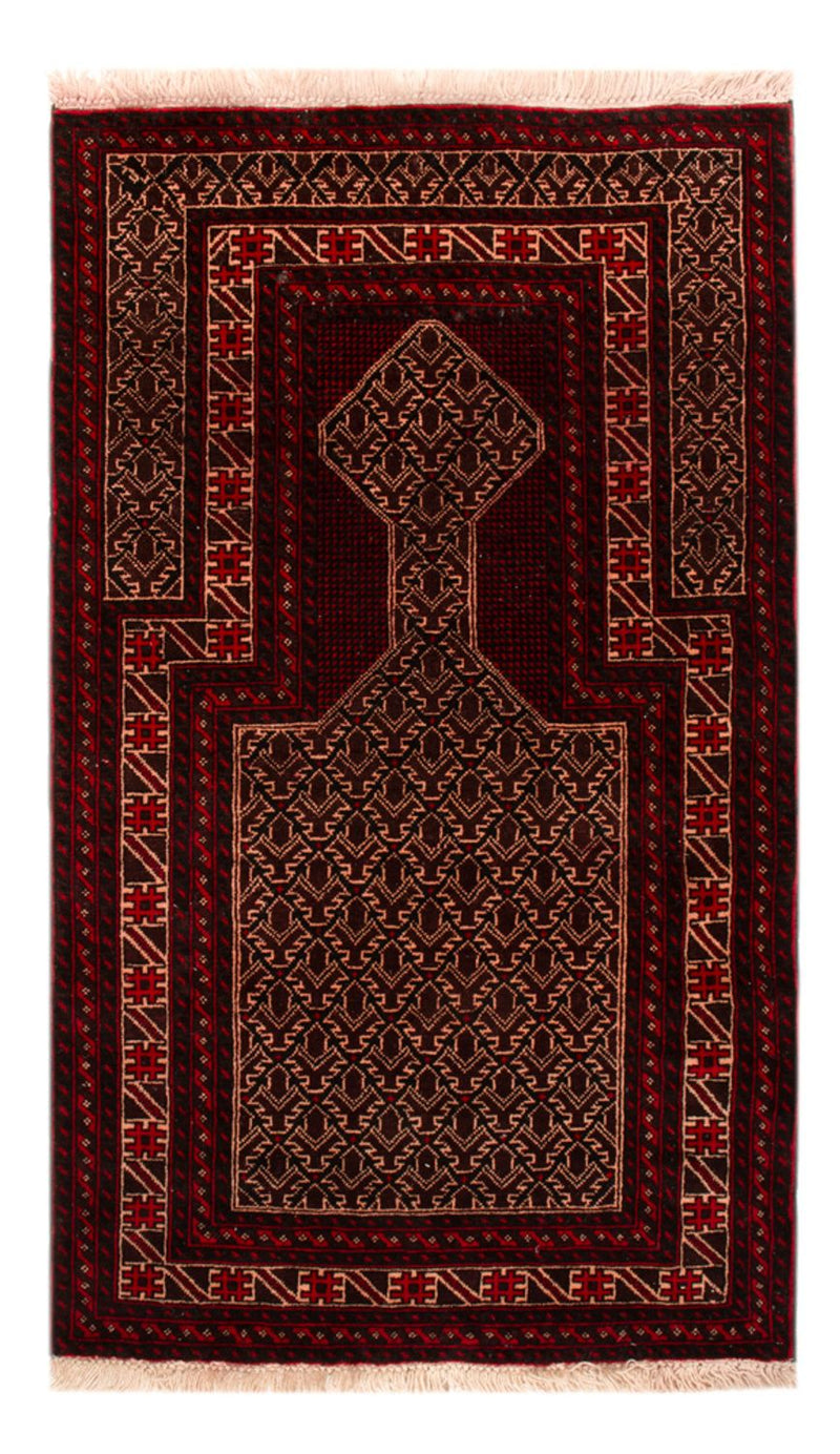 Baluch-tæppe - 150 x 89 cm - rød