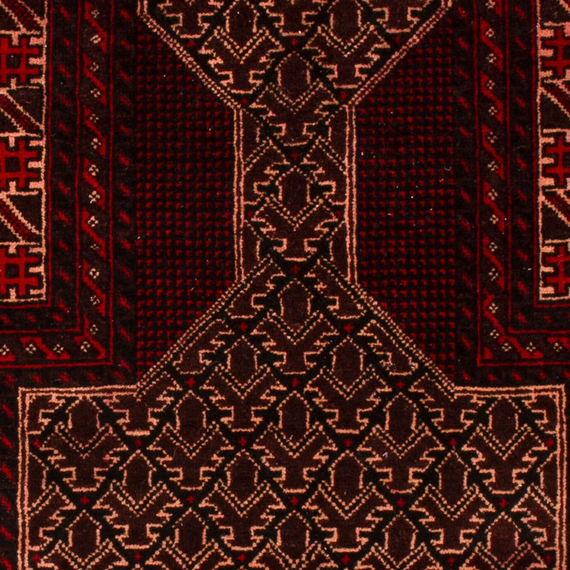 Baluch-tæppe - 150 x 89 cm - rød