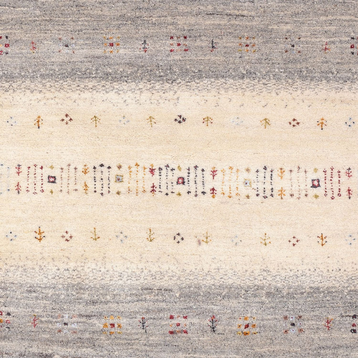 Gabbeh-tæppe - Loribaft Indus - 245 x 166 cm - natur