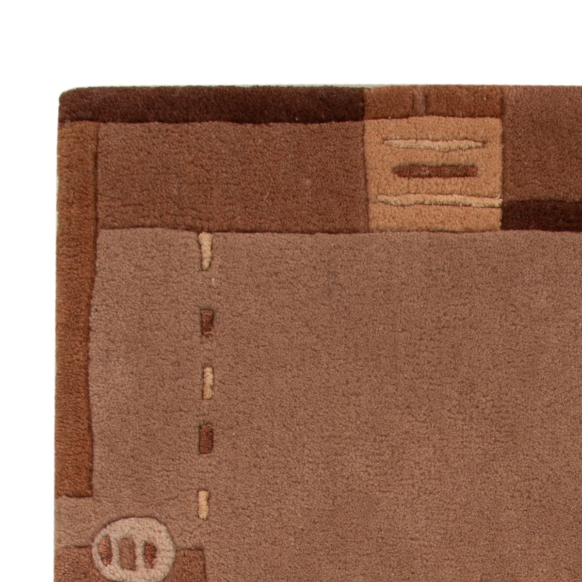 Nepal Tæppe - 90 x 60 cm - brun