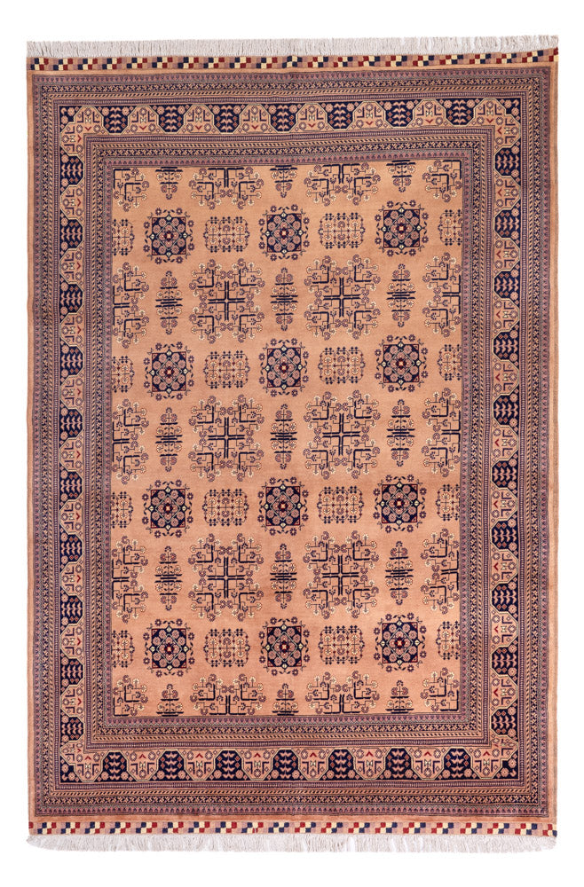 Afghansk tæppe - 296 x 196 cm - beige