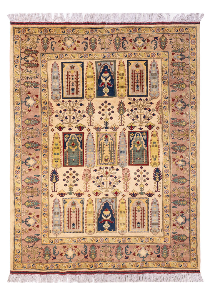 Afghansk tæppe - 199 x 150 cm - beige