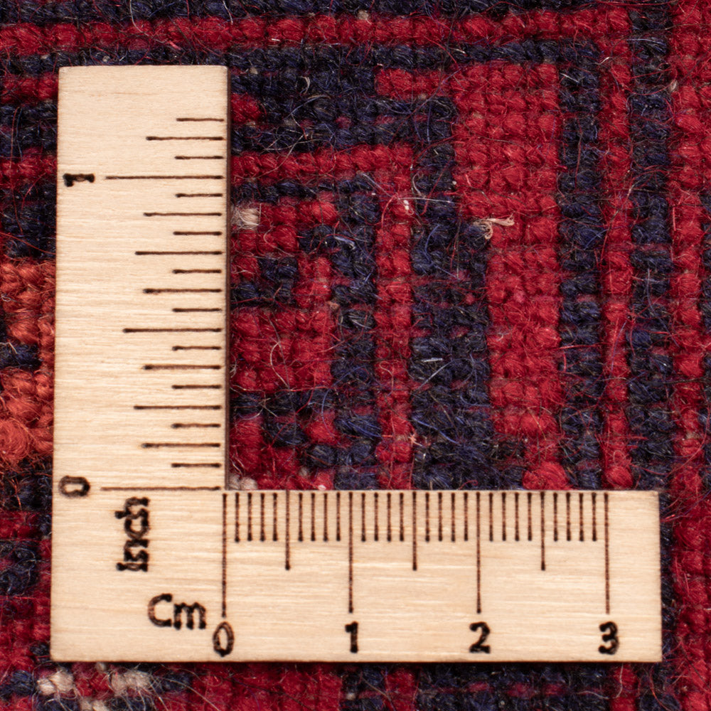 Afghansk tæppe - Bukhara - 189 x 133 cm - mørkerød